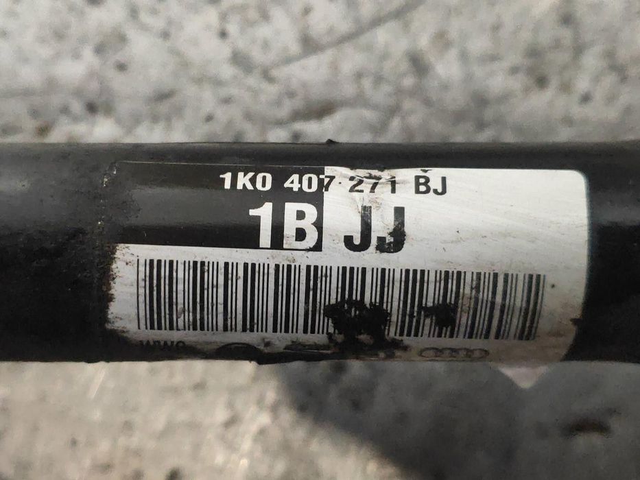 TRANSMISSÃO FRONTAL ESQUERDA VOLKSWAGEN GOLF VI 2008 -1K0407271BJ