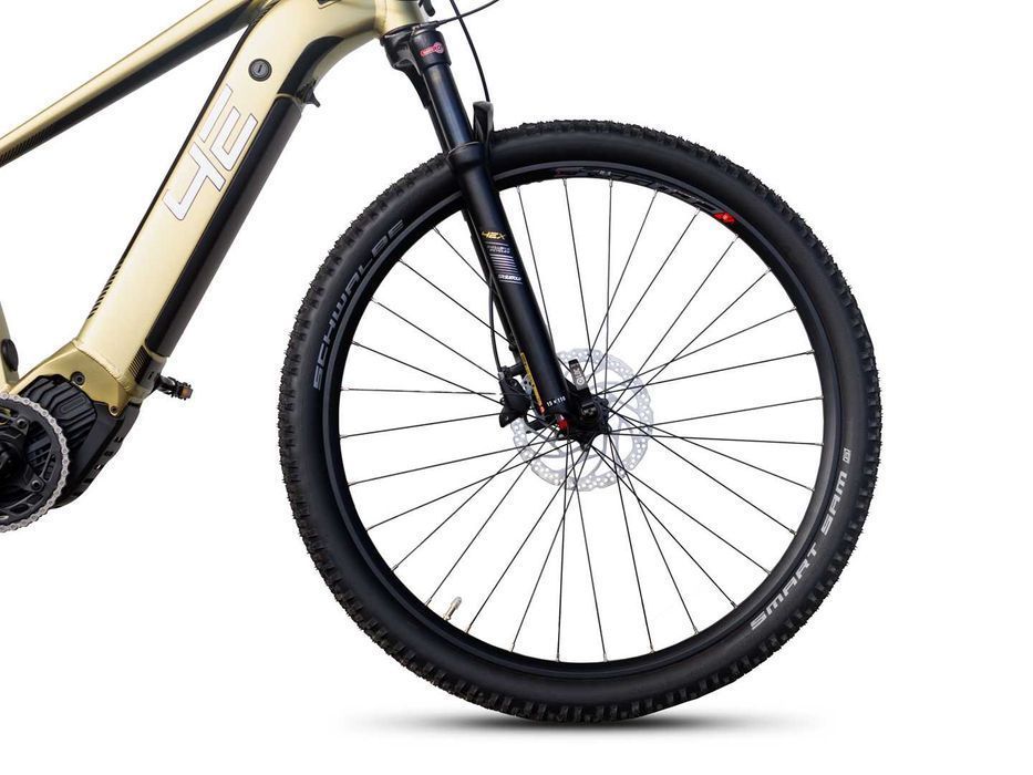 Piękny Rower elektryczny górski mtb męski damski 4ever bafang deore