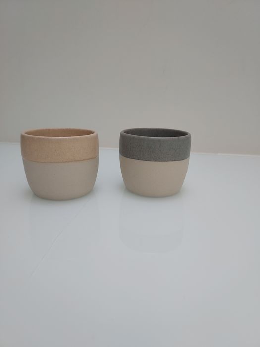 Costa Nova.- copos de café expresso de cerâmica artesanal