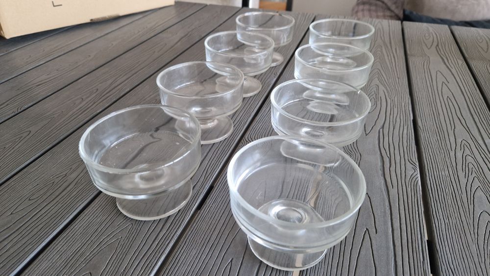 Conjunto 8 taças de vidro