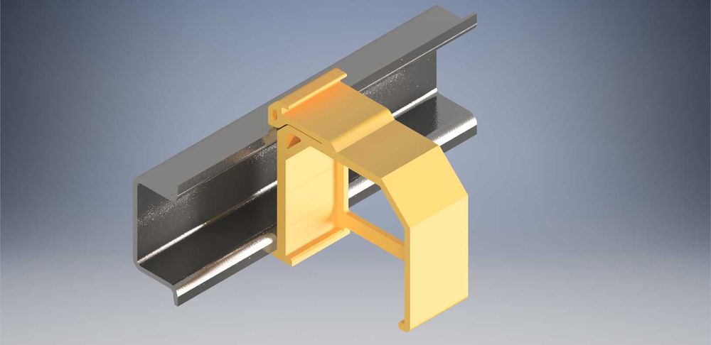 Suporte Shelly calha DIN