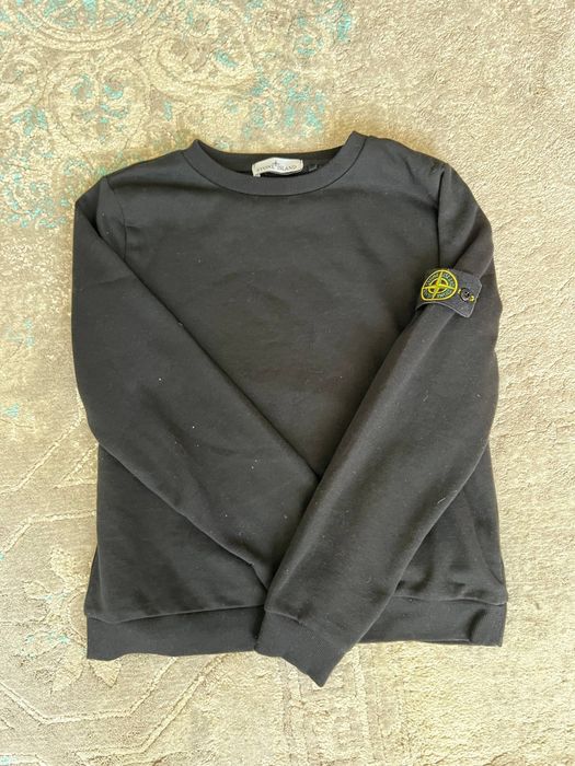 Гарний світ шот stone island чорного кольору