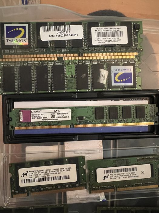 Memorias Ram antigas