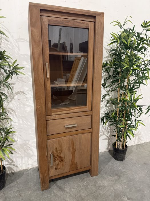 Piękna witryna palisander lite drewno super stan dowóz wysyłka