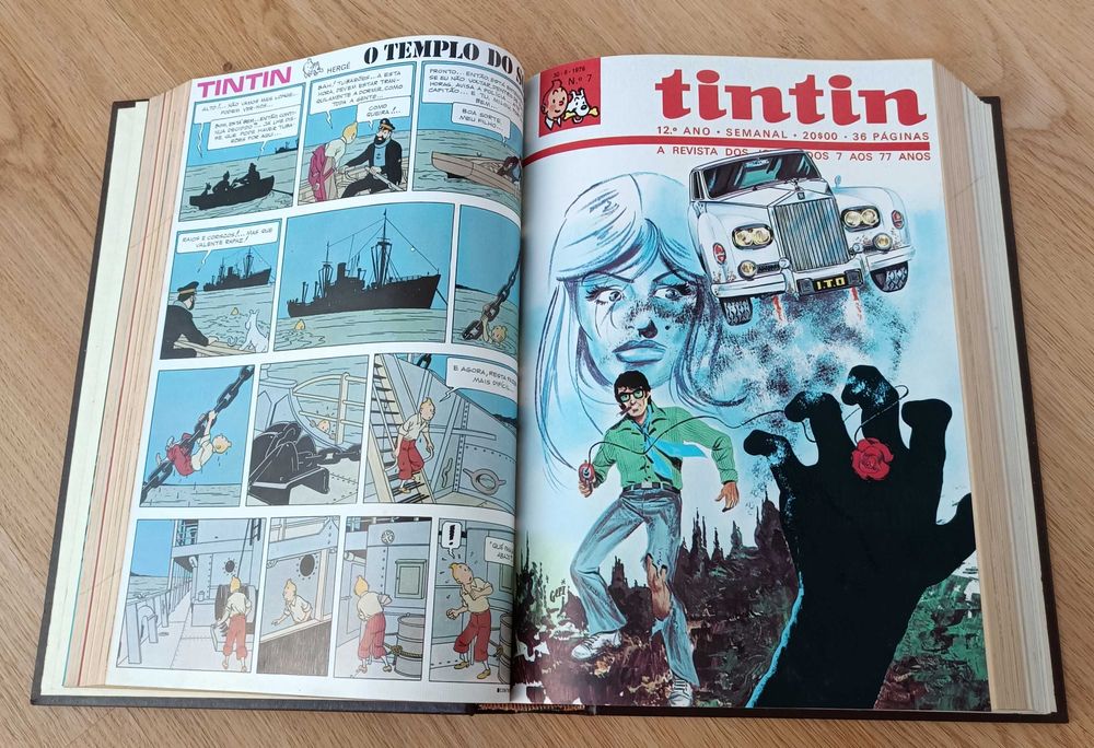 TINTIN - Fascículos encadernados por semestre