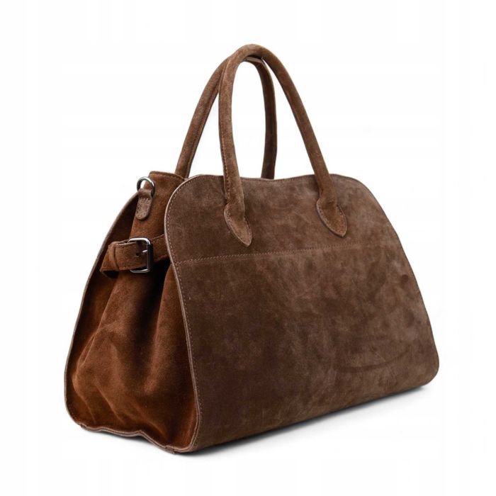 Torebka zamszowa skóra naturalna