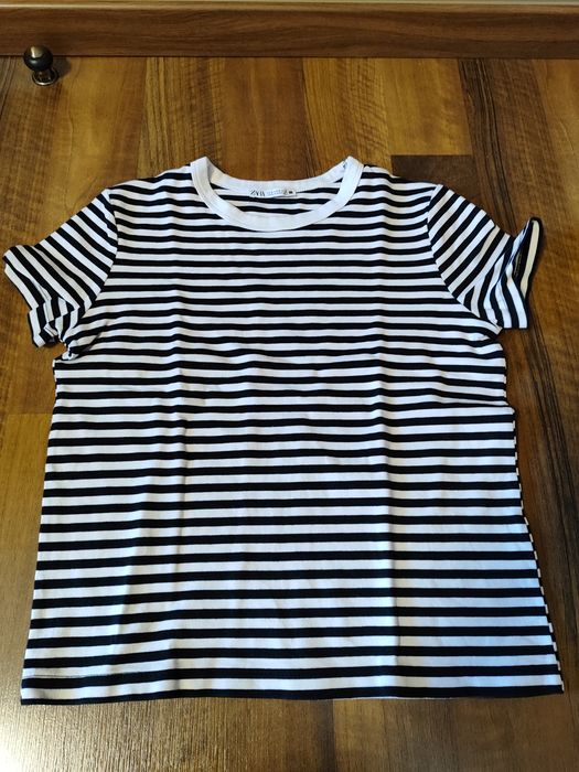 Koszulka Zara w paski rozm S