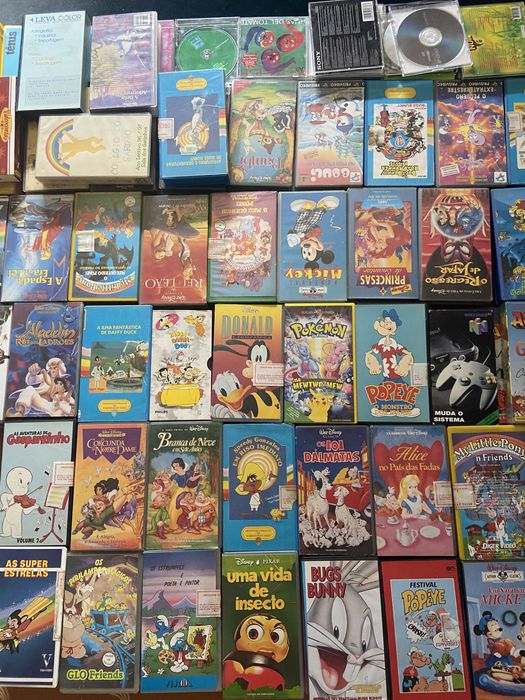 VHS - centenas de filmes clássicos à escolha