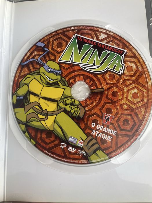 Dvd novas tartarugas ninja volume 4