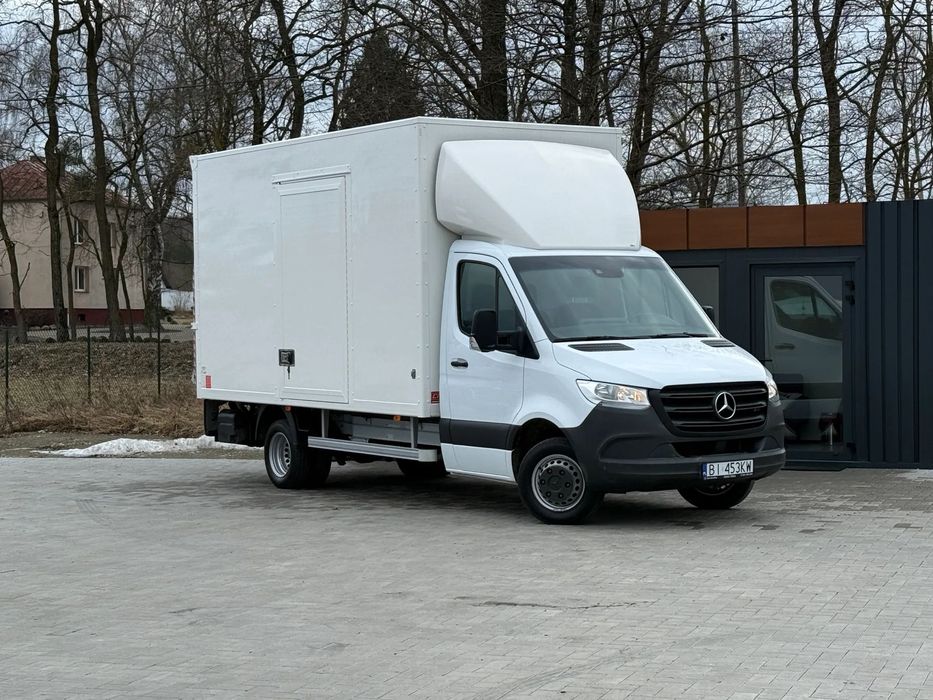 Mercedes-Benz Sprinter 515 CDI / 2.0 150KM / 2022 ROK / Kontener 4,2m + Winda Dhollandia 750KG / ZAREJESTROWANY W PL