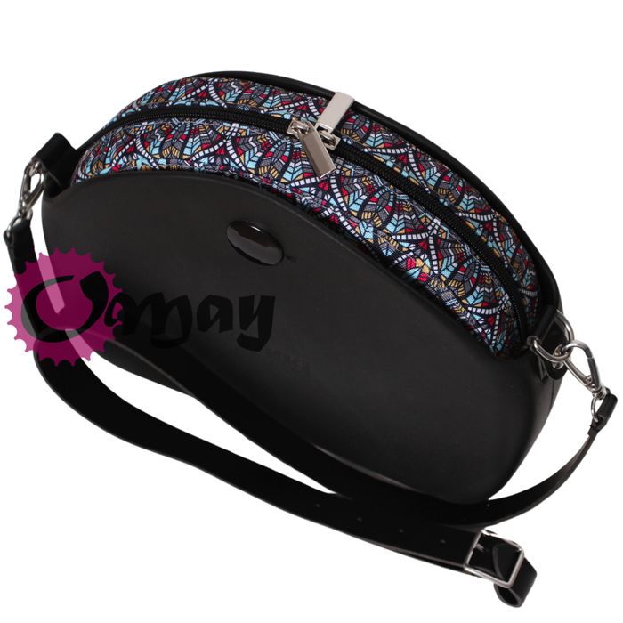 organizer do OBAG MOON LIGHT mozaika czarny 2 kieszenie wkład OMAY