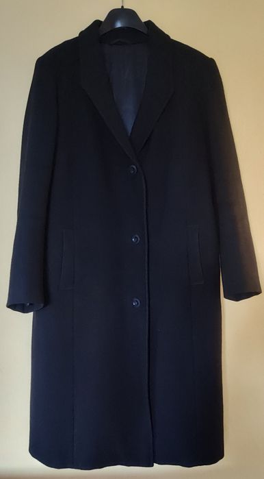 Płaszcz damski zimowy, czarny, rozm. XL/42