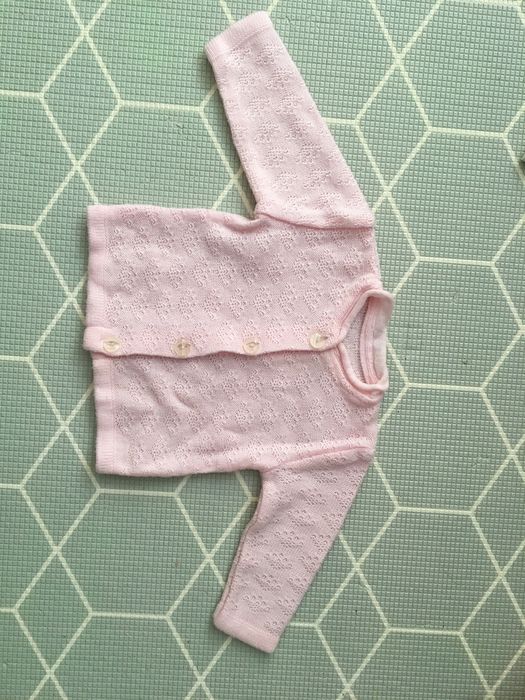 Różowy sweterek niemowlęcy Jomar 74