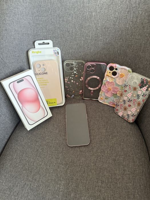 iPhone 15 128 GB Pink – STAN IDEALNY!