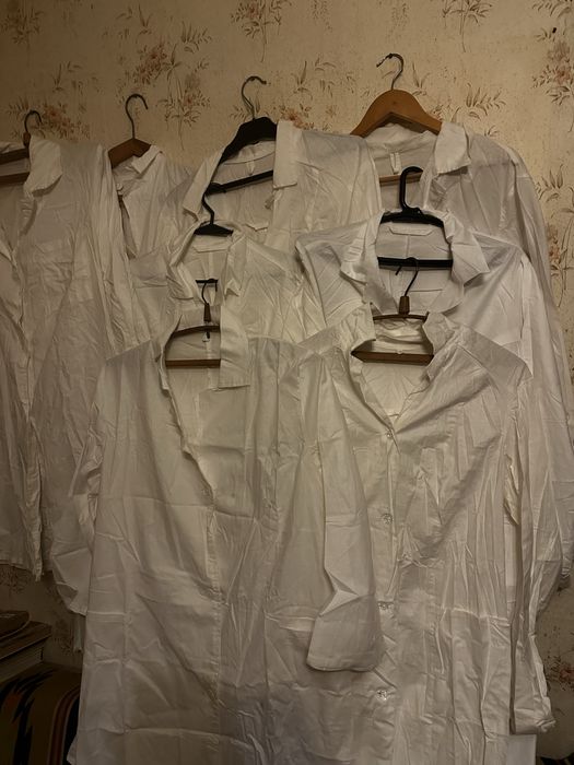 Халат робочий великого розміру білий часів СССР