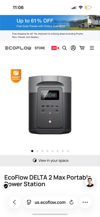 EcoFlow DELTA 2 Max новий у коробці
