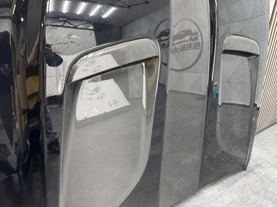 Карбоновый капот на BMW M5 G90 G99 карбон бмв м5 г90 г99