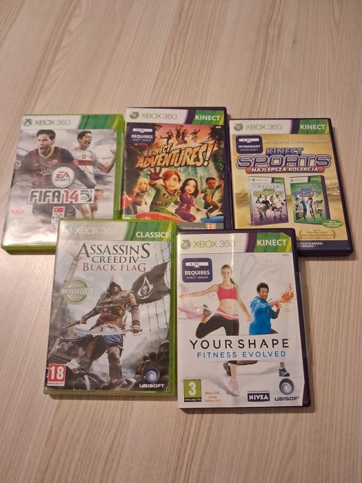 Xbox 360, plus pad i gry
