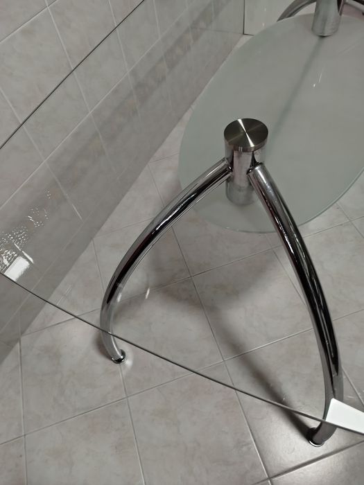 Mesa cozinha vidro 150c90