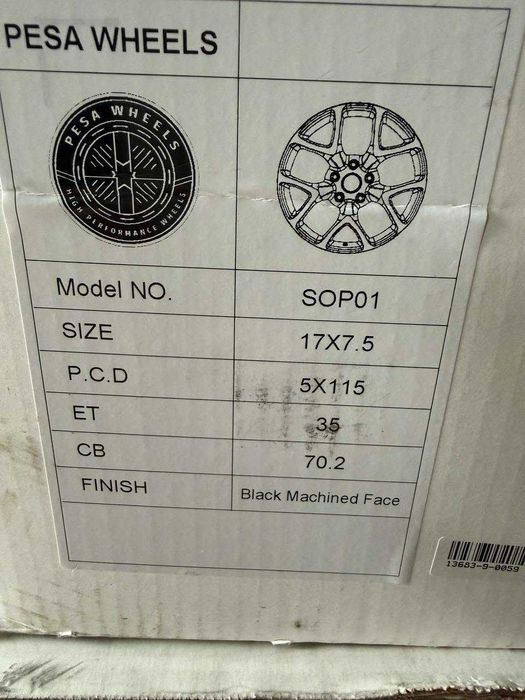 jantes look opc r17 5x115 como novas