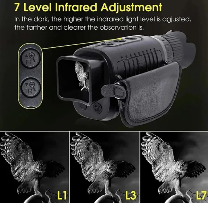 Monoculos de visão noturna com infravermelho