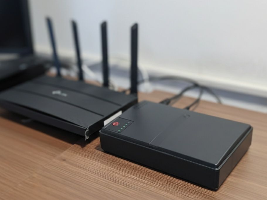 Mini UPS інтернет без світла 20годин. Павербанк для роутера