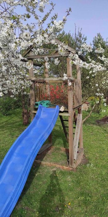 Domek ogrodowy dla dzieci zjeżdżalnia, 2,7 metra