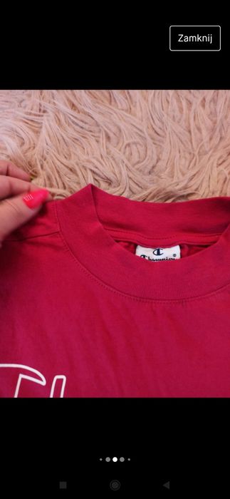 Champion t-shirt crop top S/M