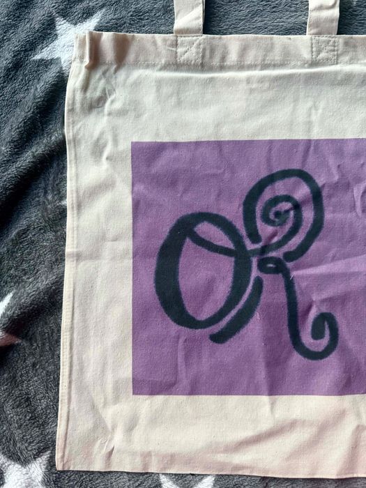 Torba tote bag bawełna bawełniana beżowa cotton Olivia rodrigo