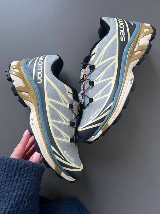 Salomon XT-6 Adv Dover Blue Beige Gore-Tex , кросівки саломон 40 41