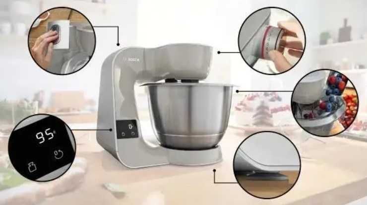 Robot kuchenny planetarny BOSCH MUM5XL72 1000W z wbudowaną wagą  X-127