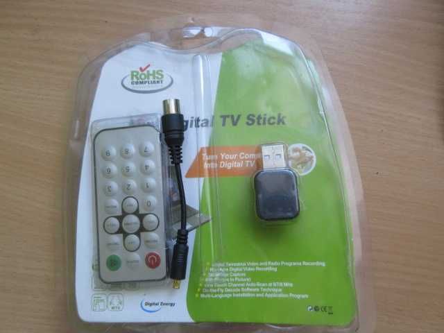 Tuner TV USB do komputera DVB-T z pilotem