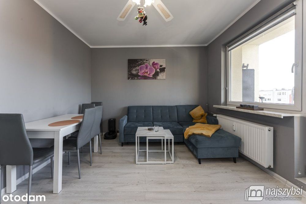 Goleniów-mieszkanie 3 pok. 53m2,centrum z balkonem