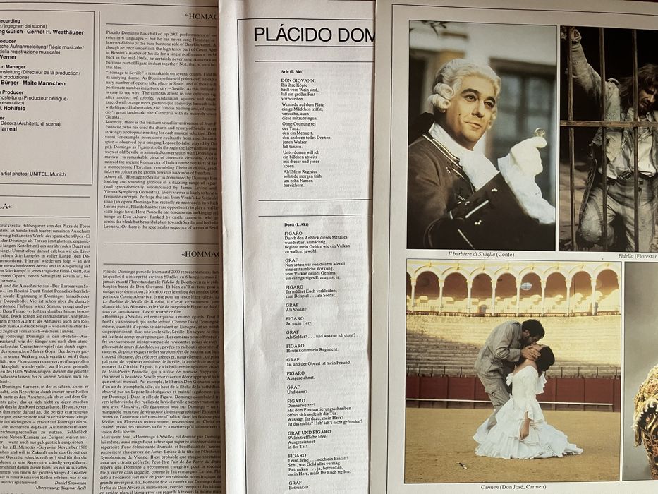 Plácido Domingo - Hommage a Sevilla (CD video)