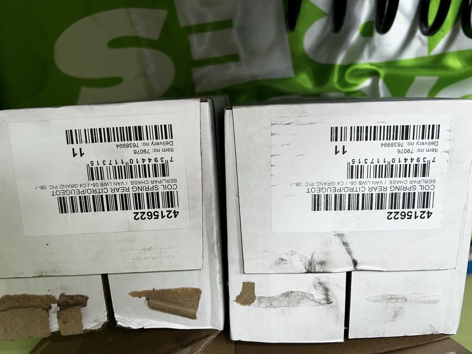 Пружини задні вантажні Citroen berlingo2 Сітроен берлінго2 пежо партне