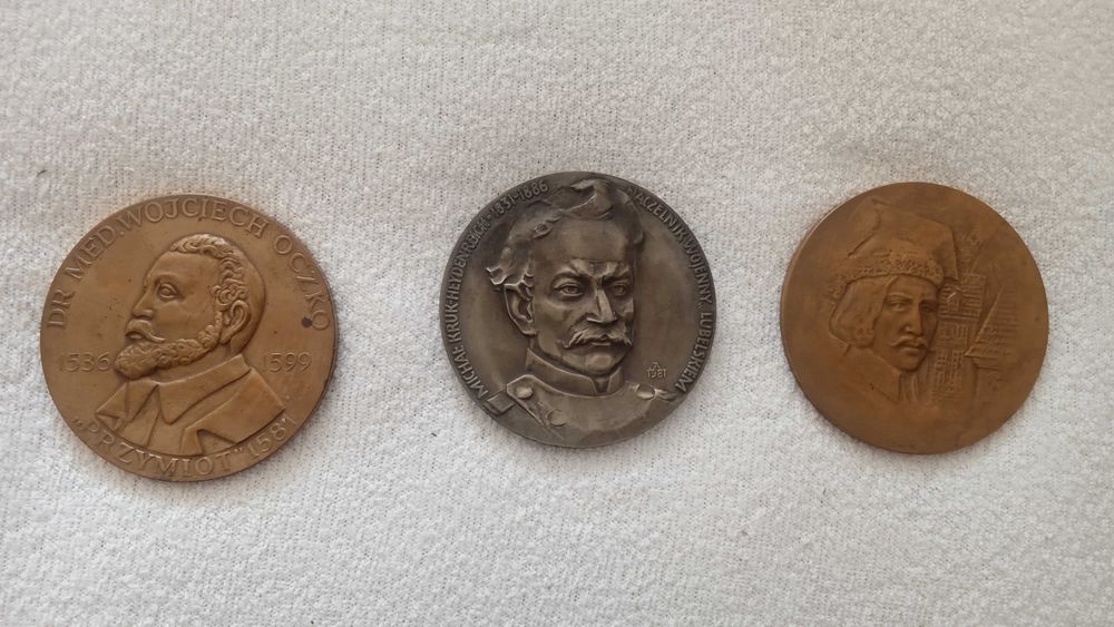Zestaw Medali Heidenreich Kiliński Oczko