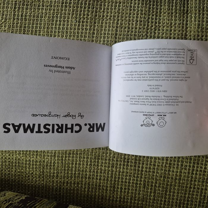 Детская английская книга из серии Mr.Men and Little Miss