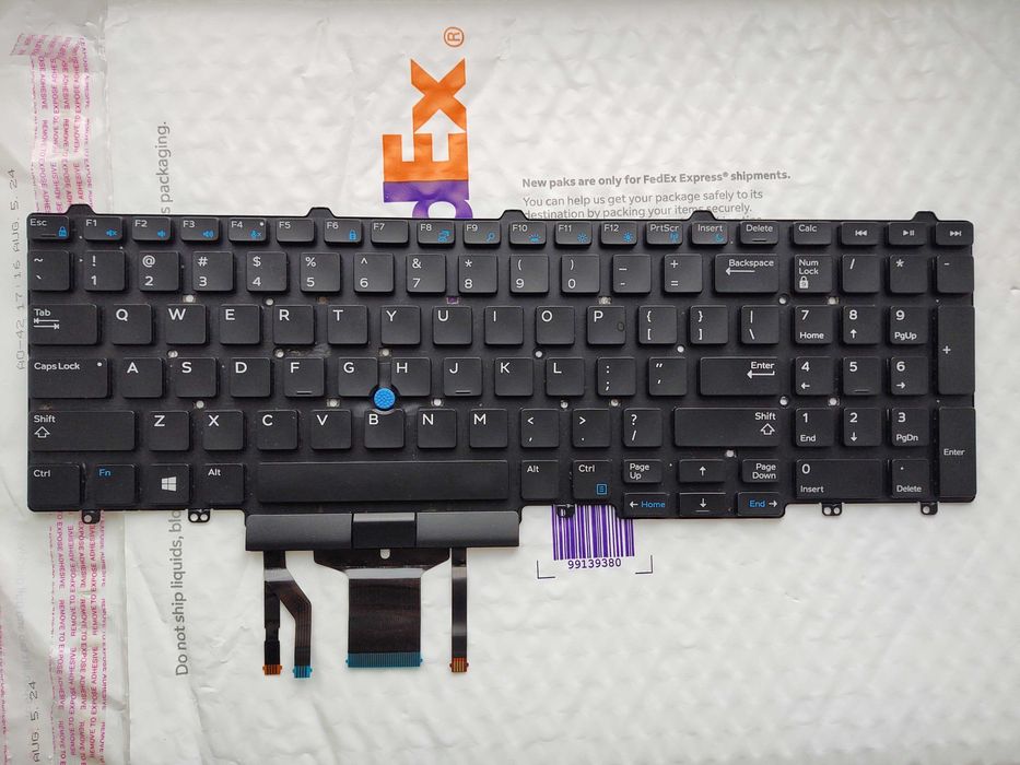 Клавіши Dell Latitude 5550, E5570, E5580, E5590, E5591, Precision M5520 розборка поклавішно NSK-LL0BC 01