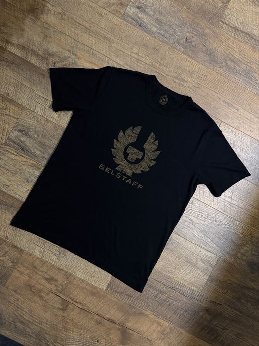 Футболка Belstaff XL мужская черная luxury casual