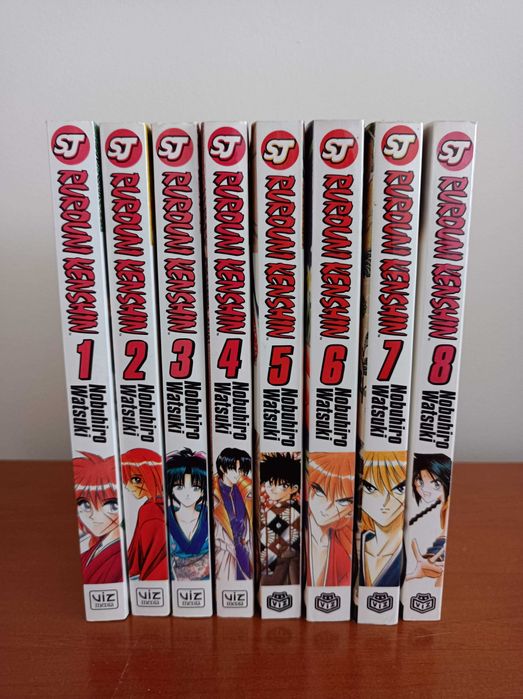 Manga Rurouni Kenshin (Samurai X)(Inglês)(8 Vols)