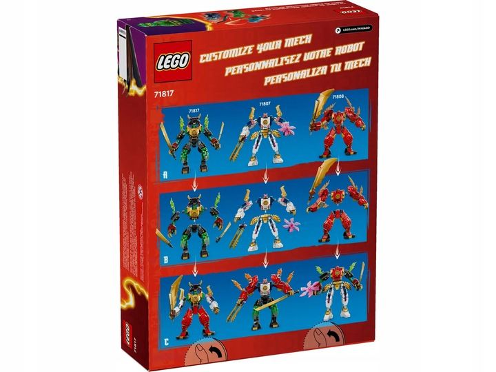 Lego Ninjago 71817 Mech Mocy Żywiołu Lloyda