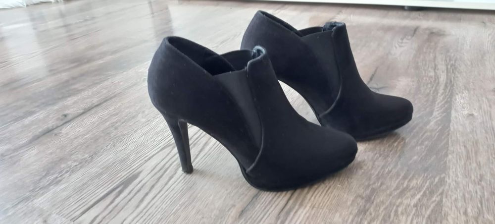 Botki damskie czarne