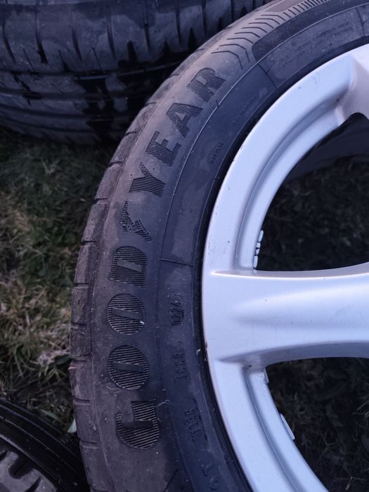 Koła letnie opony 5x112 215/55 R17 audi a3 Goodyear