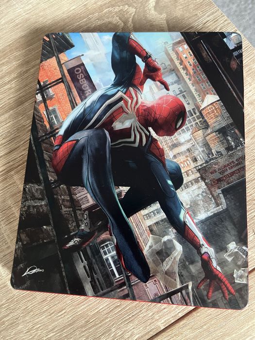 Spiderman 1 steelbook ps4 ps5 sony play starion