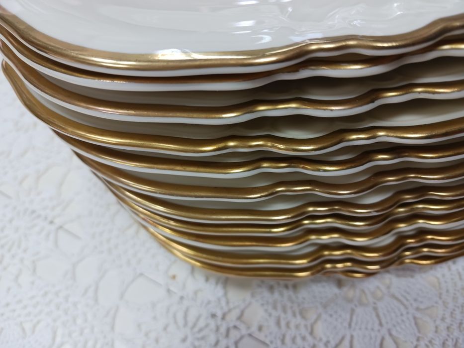 Rosenthal 12 osob Victoria ecru serwis obiadowy