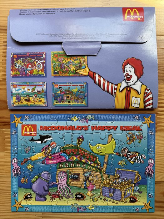 Пазл puzzle Mcdonalds Happy Meal хеппі міл