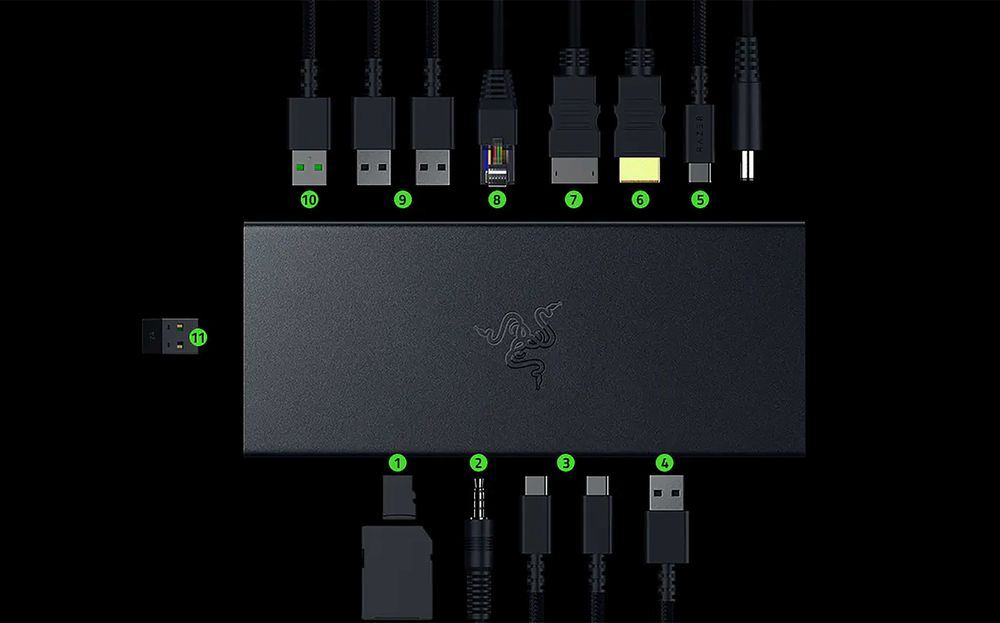Razer USB 4 Dock - Preto449401592197294080