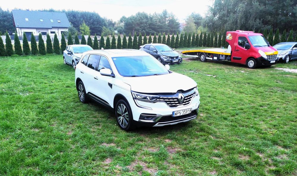 Renault Koleos 1.7 Diesel Ładny Biały Full Opcja Lekko uszk Zarejestrowany