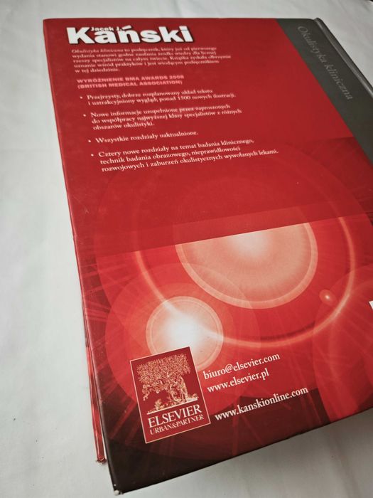 Okulistyka kliniczna - Jacek Kański III wydanie BK –bdb!
