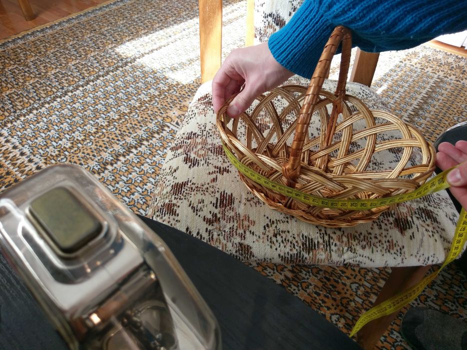 ВЕЛИКОДНІЙ КОШИК на ПАСХУ стан ідеальний невеликий, але вмісткий